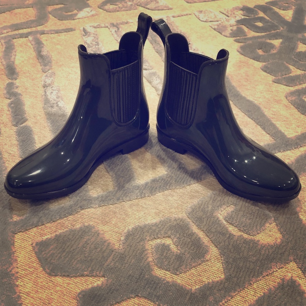 Olive Green Rain Booties